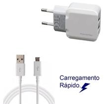 Melhor Carregador Micro V8 Rapido Duplo 5.1 Com Cabo Usb Bra