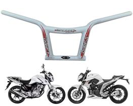 Melhor Guidon Esportivo De Moto Drift Alto branco GUIDÃO