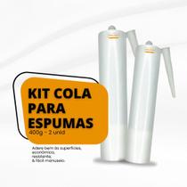 Melhor Kit de Cola Especial p/ Espuma Acústica - Cola Quimional 800g