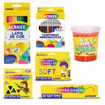 Melhor Kit Material Escolar Volta Às Aulas 5 Peças + Brinde Melhor Kit Material Escolar Volta Às Aulas 5 Peças + Brinde
