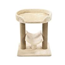 Melhor plataforma Cat Tree Amazon Basics com arranhador bege