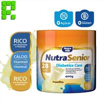 Melhor Suplemento Alimentar ZERO AÇÚCAR Nutra Senior 50+ Diabetics Care 400g - Nutramilk