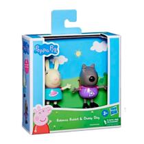 Melhores Amigos Peppa Pig Rebecca Rabbit e Danny Dog Hasbro