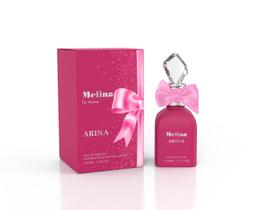 Melina Arina Eau de Parfum 80ml - Fragrância feminina fresca e doce Melina Arina Eau de Parfum 80ml - Fragrância feminina fresca e doce