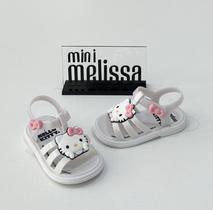 Melissa 17/28 Infantil Hello Kitty Mini Sandália Menina Confortável