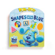 Melissa &amp Doug Blue's Clues &amp You! Livro infantil - Poke-A-Dot: Formas com Azul