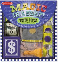 Melissa &amp Doug Magic em um Snap! Conjunto de truques mágicos da coleção Hocus Pocus (12 pcs)