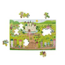Melissa &amp Doug Natural Play Giant Floor Puzzle: Princess Fairyland (60 peças)