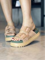 Melissa Cozy M Lover Platform Bege/Verde