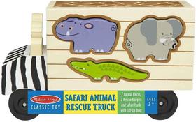 Melissa & Doug - 9 Peças - Safari de Resgate de Madeira Melissa & Doug - 9 Peças - Safari de Resgate de Madeira