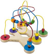 Melissa & Doug Classic Bead Maze - Brinquedo educativo de madeira