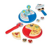 Melissa & Doug Disney Mickey Mouse Pizza de Madeira e Conjunto de Bolos de Aniversário (Embalagem de E-Commerce)