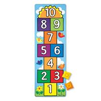 Melissa & Doug Hop & Count Hopscotch Rug (Play Space & Room Decor, Skid-Proof Backing, 27" H x 5,5" W x 5,5" L, Embalagem Sem Frustração)