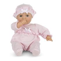 Melissa & Doug Mine to Love Jenna 12-Inch Soft Body Baby Doll (Embalagem sem frustração, grande presente para meninas e meninos Melhor para bebês, 18 meses de idade, 24 meses de idade, 1 e 2 anos))