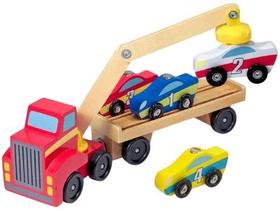 Melissa e doug caminhao cegonha magnetico em madeira sunny Melissa e doug caminhao cegonha magnetico em madeira sunny