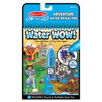 Melissa e Doug No Go Water Wow! Plataforma de atividade reutilizável de revelação de água Aventura