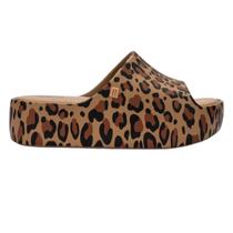 Melissa Free Print Platform Ad Bege/Marrom/Preto