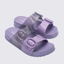 Melissa Mel Cozy Slide lilas/glitter