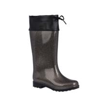 Melissa - Mel infantil Rain Boot preto com glitter - Número 33 Melissa - Mel infantil Rain Boot preto com glitter - Número 33