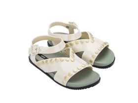 Melissa Sandália Ciao Sandal Anglo Mania Vivienne Westwood 32969 Verde/Bege 35
