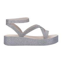 Melissa Sun Barra Plataforma II Ad 38066 Cor:Bege/Bege GlitterTamanho:35 Melissa Sun Barra Plataforma II Ad 38066 Cor:Bege/Bege GlitterTamanho:35