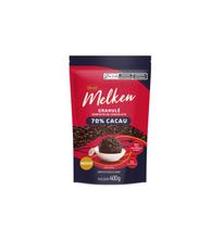 Melken Chocolate Granulé 70% Cacau Harald - Pacote 400G