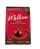 Melken Chocolate Meio Amargo Gotas - Pacote 400G