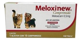 Meloxinew 0,5 Mg C/ 10 Comprimido Vetnil