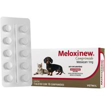 Meloxinew 1,0 Mg Cães e Gatos 10 Comprimidos - Vetnil Meloxinew 1,0 Mg Cães e Gatos 10 Comprimidos - Vetnil