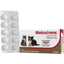Meloxinew 2,0 Mg Cães e Gatos 10 Comprimidos - Vetnil