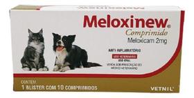 Meloxinew 2mg C/ 10 Comp Vetnil Meloxinew 2mg C/ 10 Comp Vetnil