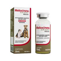 Meloxinew Vetnil para Cães e Gatos Solução Injetável 30 ml Meloxinew Vetnil para Cães e Gatos Solução Injetável 30 ml