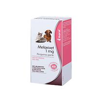 Meloxivet 1 mg Cães e Gatos pequeno porte com 10 comprimidos Duprat