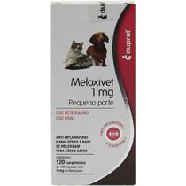 Meloxivet 1mg Pequeno porte - Anti-inflamatório e analgésico à base de meloxicam para cães e gatos. - Duprat
