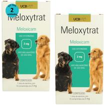 Meloxytrat 2mg Com 10 comprimidos UCBVET Kit com 2 Meloxytrat 2mg Com 10 comprimidos UCBVET Kit com 2