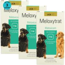 Meloxytrat 2mg Com 10 comprimidos UCBVET Kit com 3