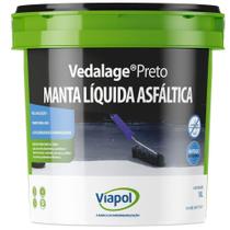 Membrana Asfáltica Impermeabilizante Vedalage Preto Balde 18Kg - VIAPOL Membrana Asfáltica Impermeabilizante Vedalage Preto Balde 18Kg - VIAPOL