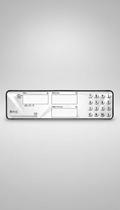 Membrana Teclado Balança Digital 16 Dígitos