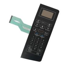 Membrana / teclado compativel microondas pmo34ip / pmo 34 ip - preta - 22,5 x 8 cm