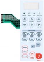 Membrana Teclado Forno Microondas Brastemp Bms26 Bms-26 Bms 26 Ab Bms26ab Branca