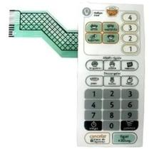 Membrana Teclado Microondas 312Cmp25 Branca Membrana Teclado Microondas 312Cmp25 Branca