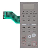 Membrana teclado Para microondas Brastemp Bmc 20 Af Clean Cinza Membrana teclado Para microondas Brastemp Bmc 20 Af Clean Cinza