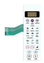 Membrana teclado Para Microondas Brastemp Bmp 20 Branca
