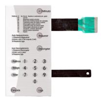 Membrana teclado Para Microondas Brastemp Bmp 31 Sem Dourar Branca 9.7X19.4 cm Membrana teclado Para Microondas Brastemp Bmp 31 Sem Dourar Branca 9.7X19.4 cm