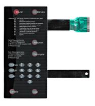 Membrana teclado Para Microondas Brastemp Bmp 42 Com Dourar Preta Membrana teclado Para Microondas Brastemp Bmp 42 Com Dourar Preta