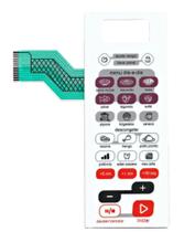 Membrana teclado Para Microondas Brastemp Bms 45 Branca Ative