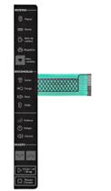 Membrana teclado Para Microondas Brastemp Bms 45 Cr Espelhada