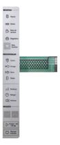 Membrana Teclado Para Microondas Brastemp Bms45cb Branco