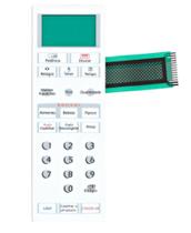 Membrana teclado Para Microondas Brastemp Bmu 27 BMP 27 Com Dourar