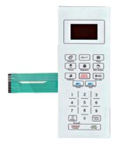 Membrana teclado Para Microondas Britania Bmo 26ib Branca 21x8,4cm